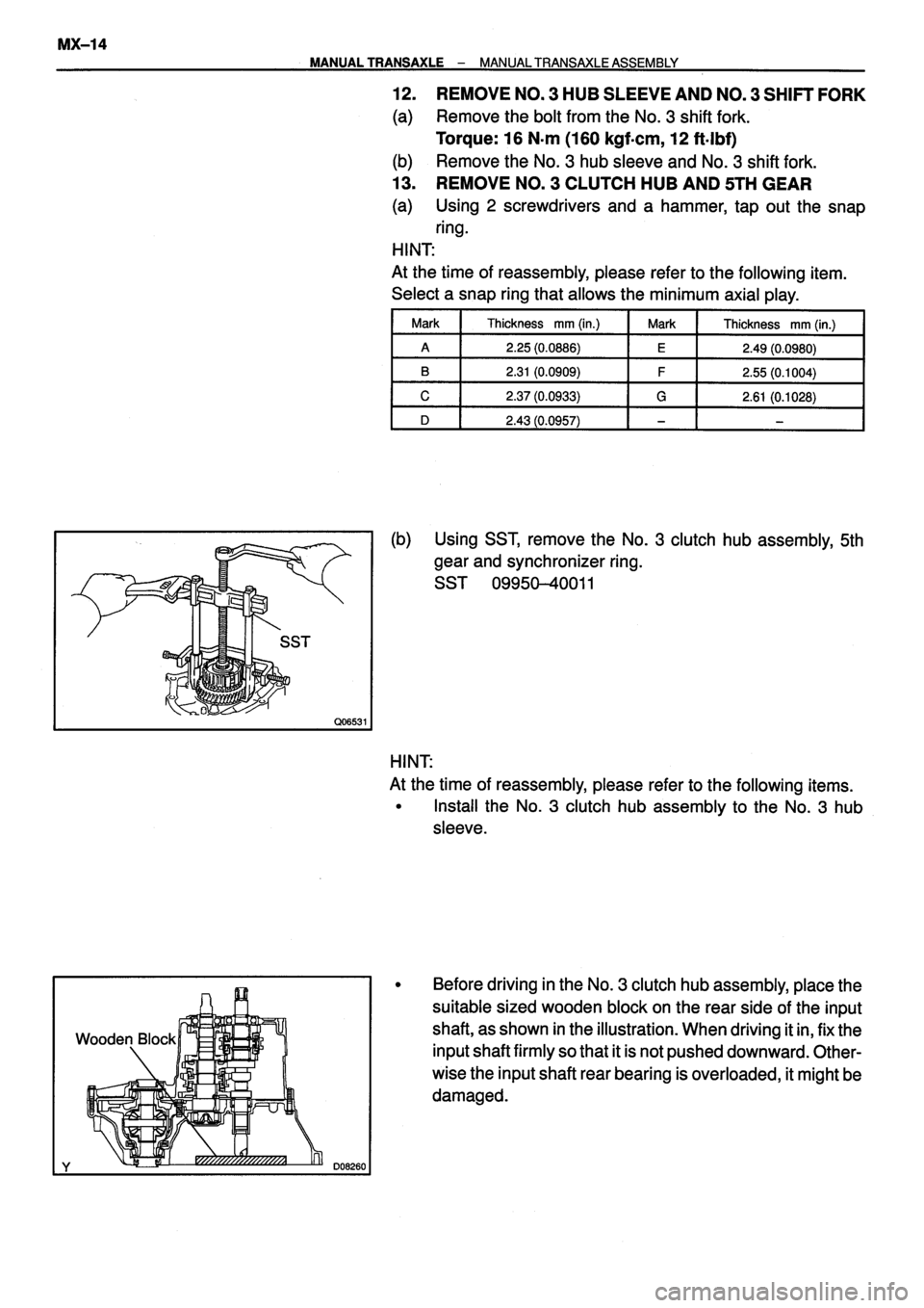 TOYOTA VERSO 1999  Repair Manual 