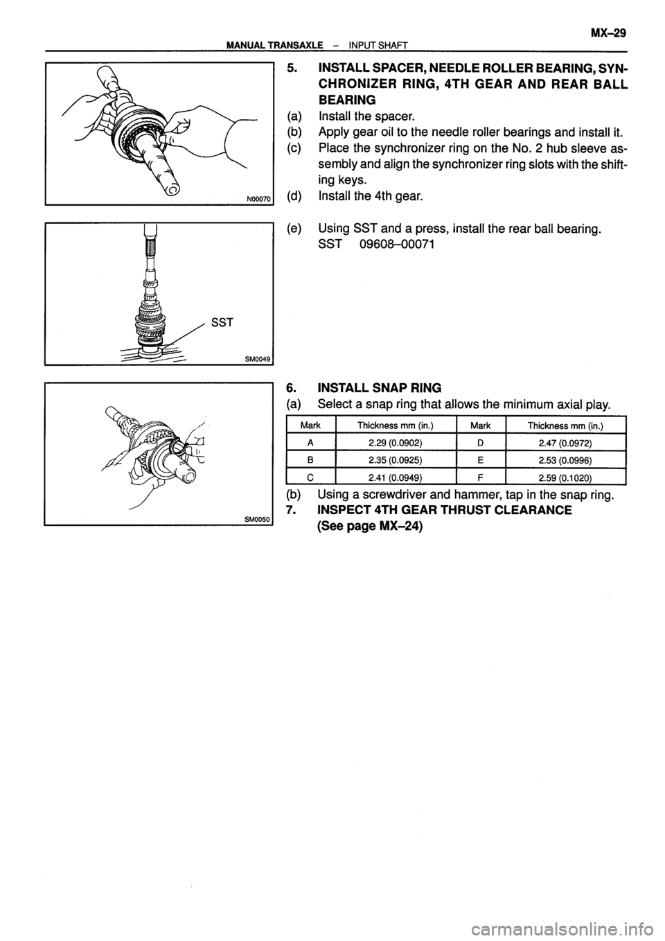 TOYOTA VERSO 1999 Repair Manual TOYOTA VERSO 1999 Repair Manual