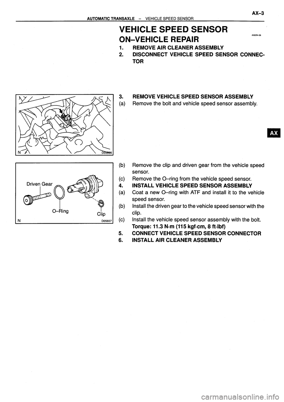 TOYOTA VERSO 1999 Repair Manual TOYOTA VERSO 1999 Repair Manual
