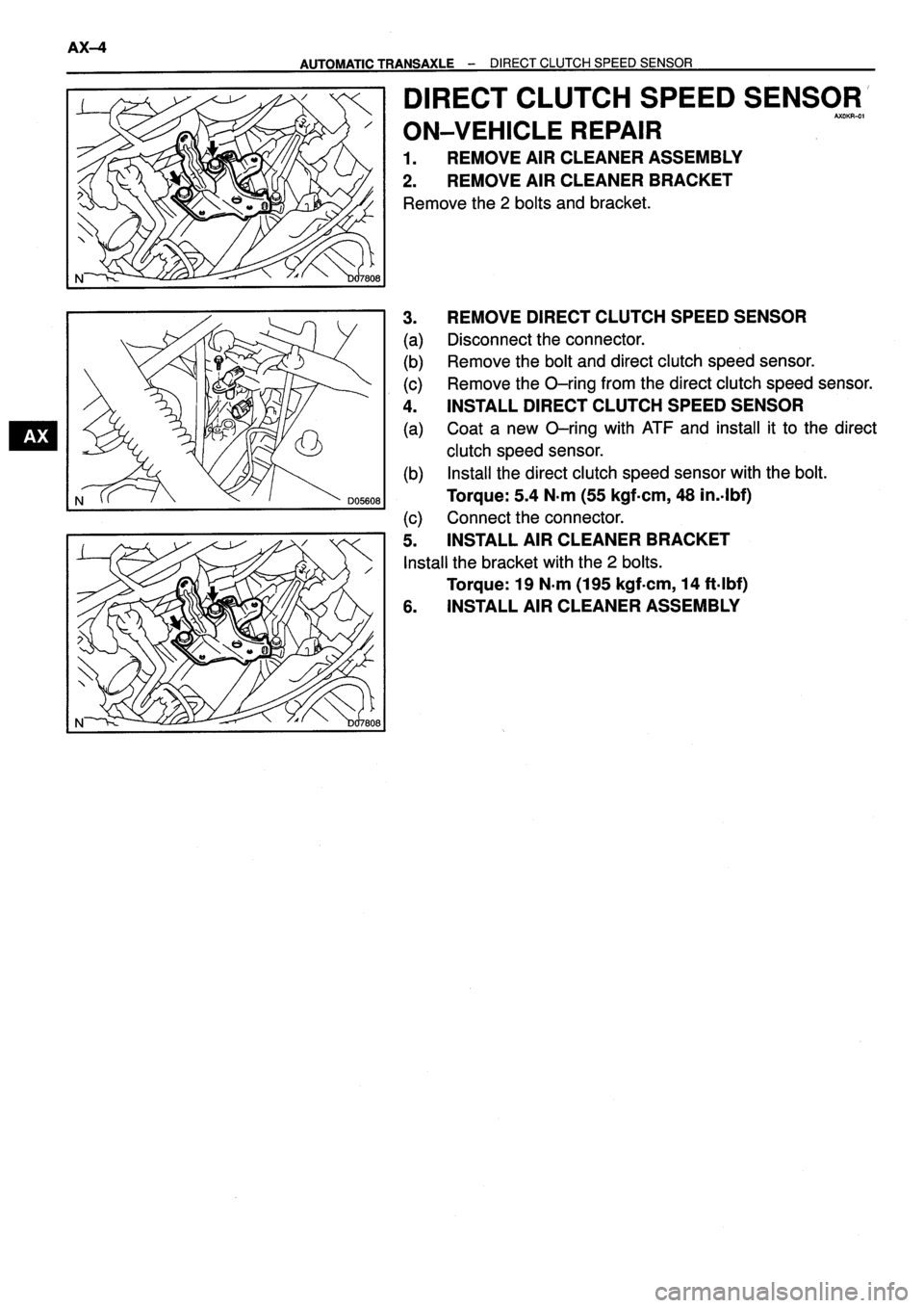 TOYOTA VERSO 1999 Repair Manual TOYOTA VERSO 1999 Repair Manual
