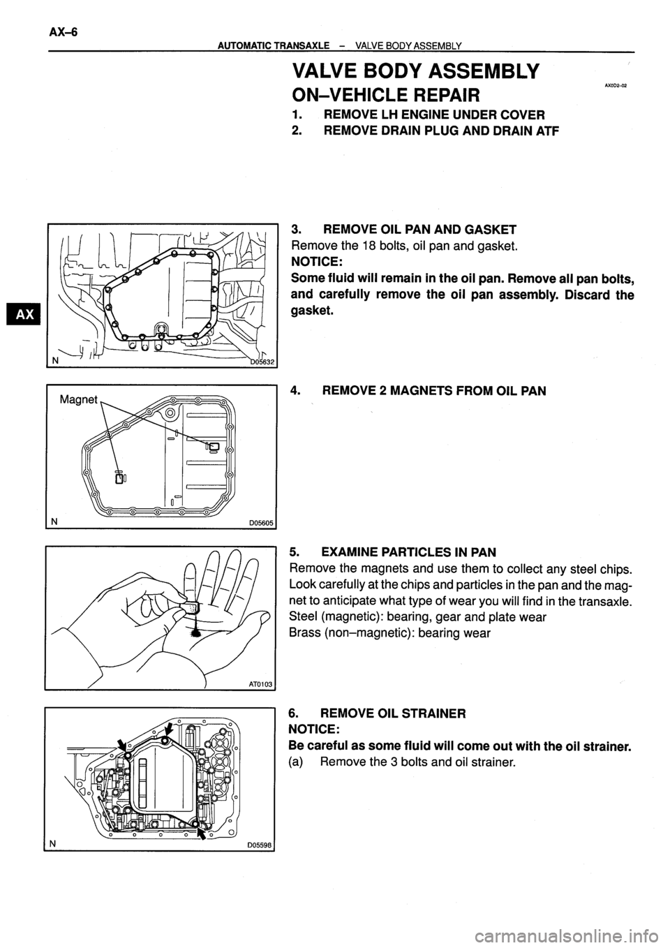 TOYOTA VERSO 1999 Repair Manual TOYOTA VERSO 1999 Repair Manual