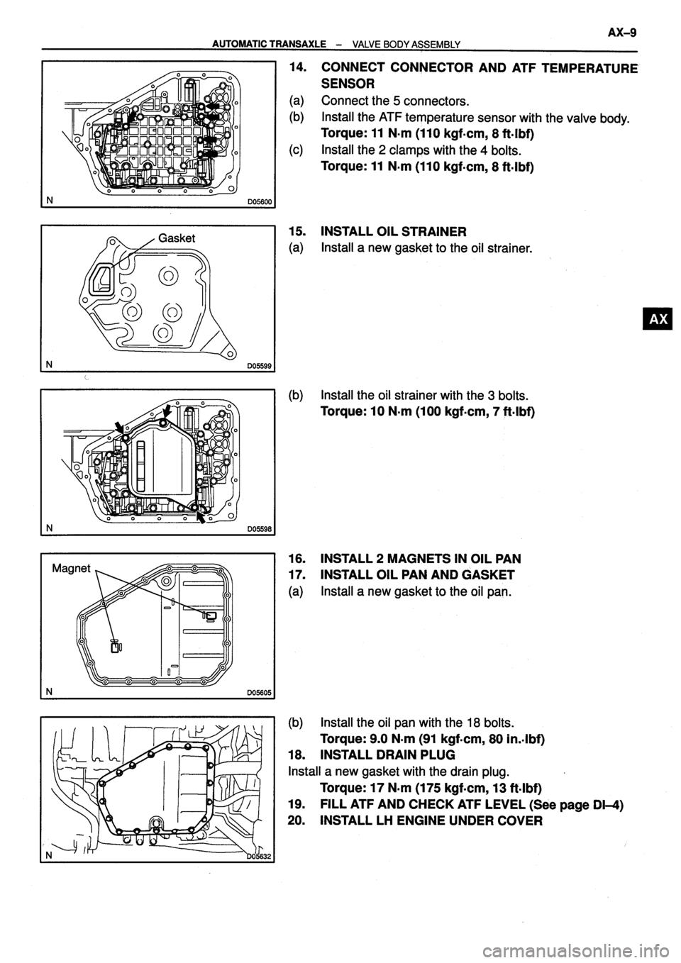 TOYOTA VERSO 1999 Repair Manual TOYOTA VERSO 1999 Repair Manual