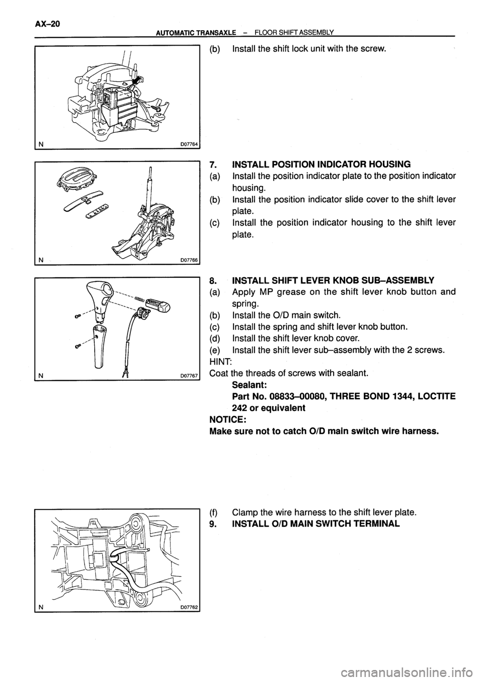 TOYOTA VERSO 1999 Repair Manual TOYOTA VERSO 1999 Repair Manual