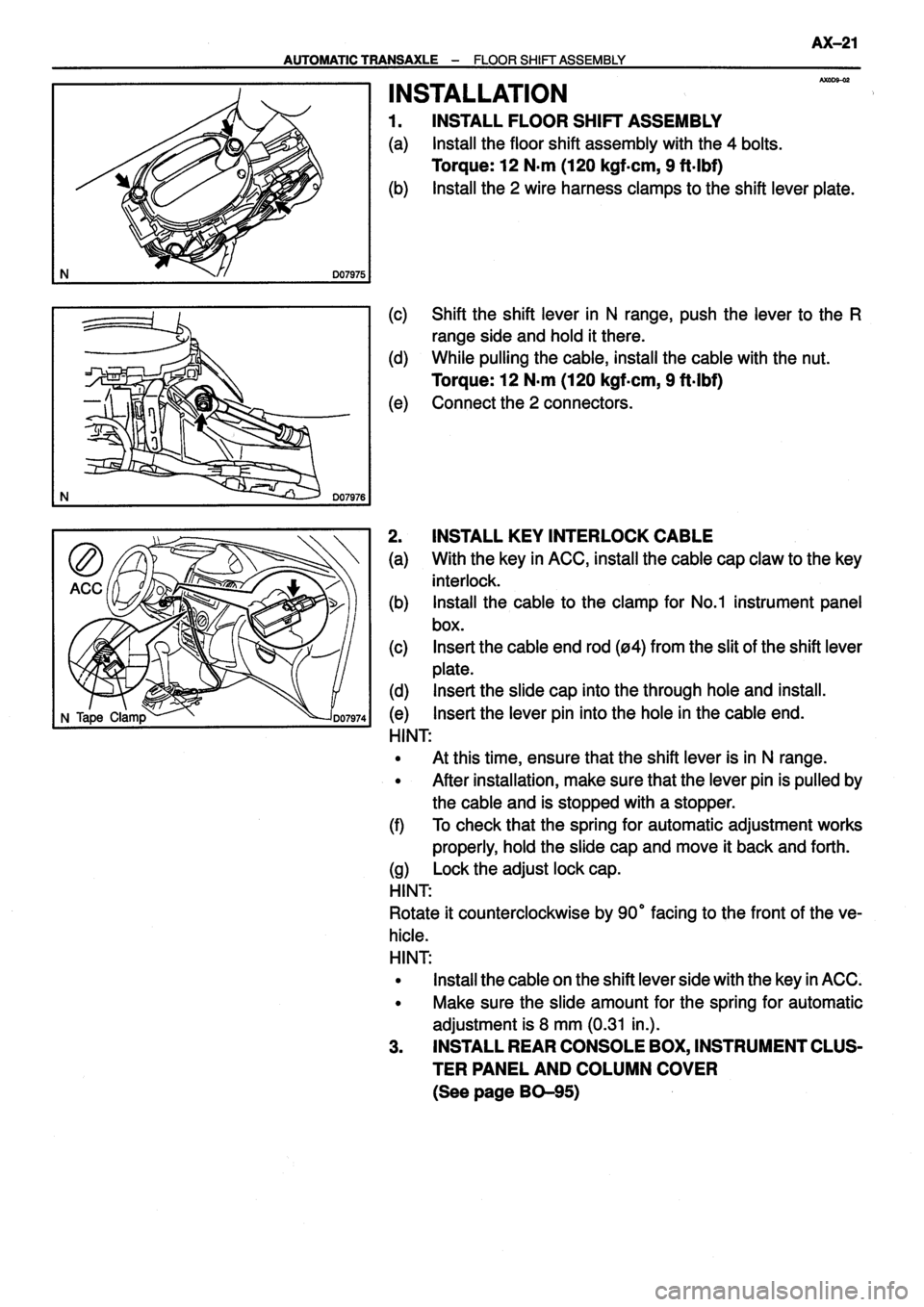 TOYOTA VERSO 1999 Repair Manual TOYOTA VERSO 1999 Repair Manual
