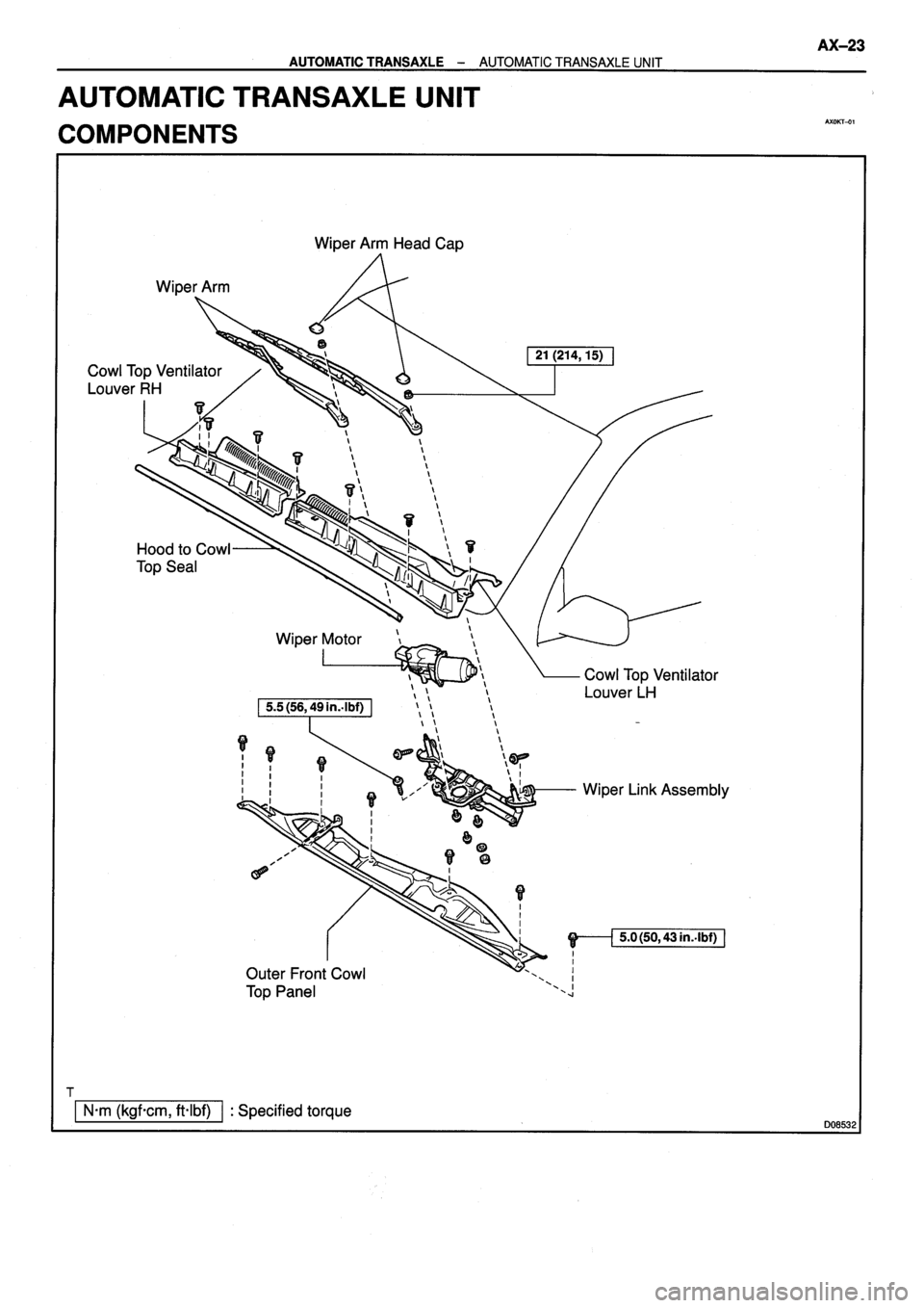 TOYOTA VERSO 1999 Repair Manual TOYOTA VERSO 1999 Repair Manual