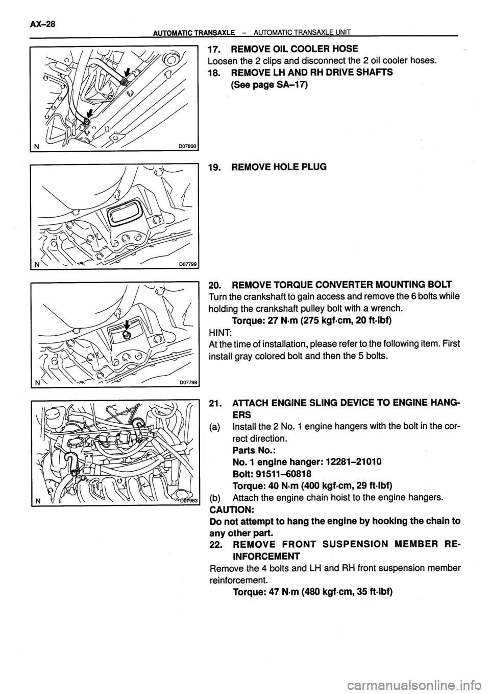 TOYOTA VERSO 1999 Repair Manual TOYOTA VERSO 1999 Repair Manual