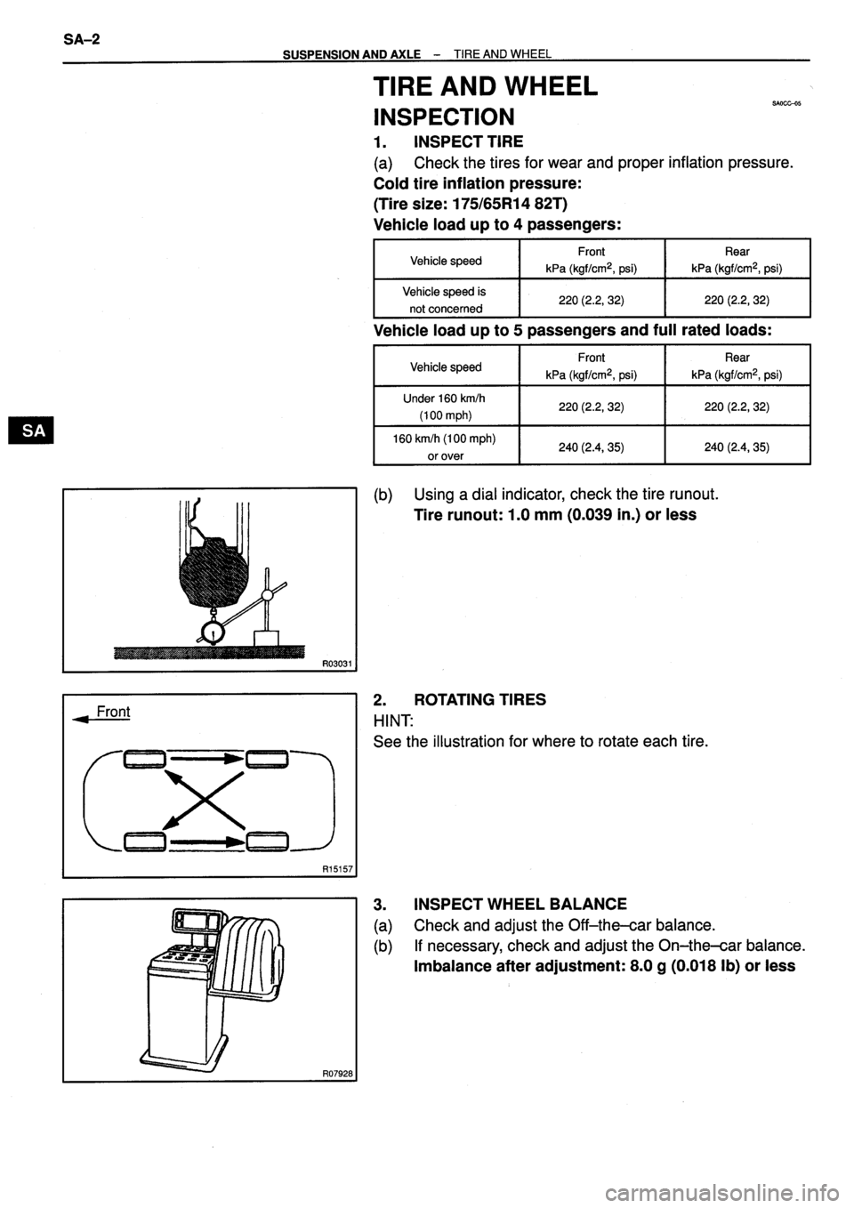 TOYOTA VERSO 1999 Repair Manual TOYOTA VERSO 1999 Repair Manual