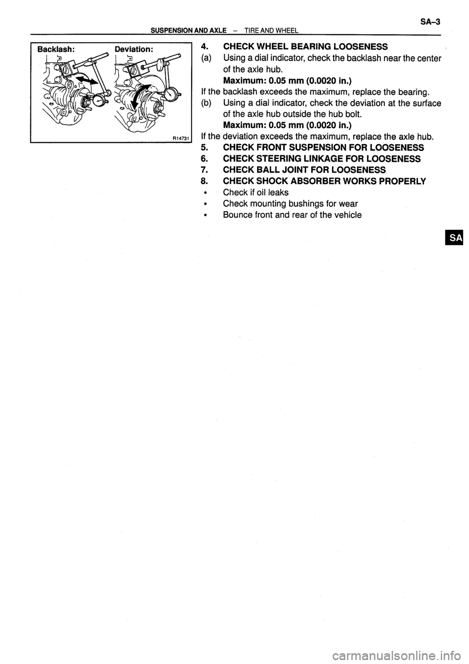 TOYOTA VERSO 1999 Repair Manual TOYOTA VERSO 1999 Repair Manual