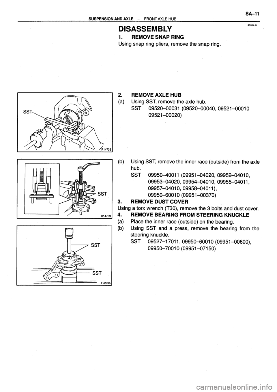 TOYOTA VERSO 1999 Repair Manual TOYOTA VERSO 1999 Repair Manual