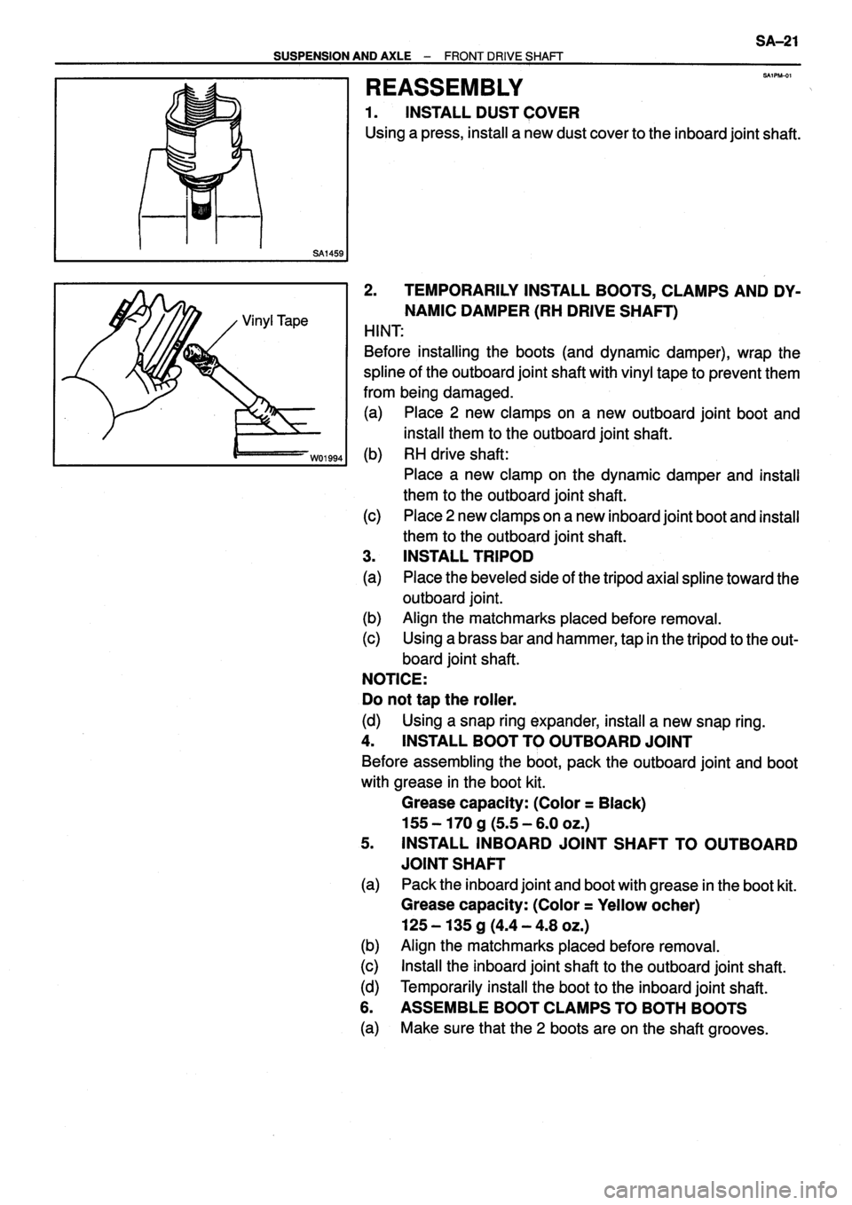 TOYOTA VERSO 1999 Repair Manual TOYOTA VERSO 1999 Repair Manual