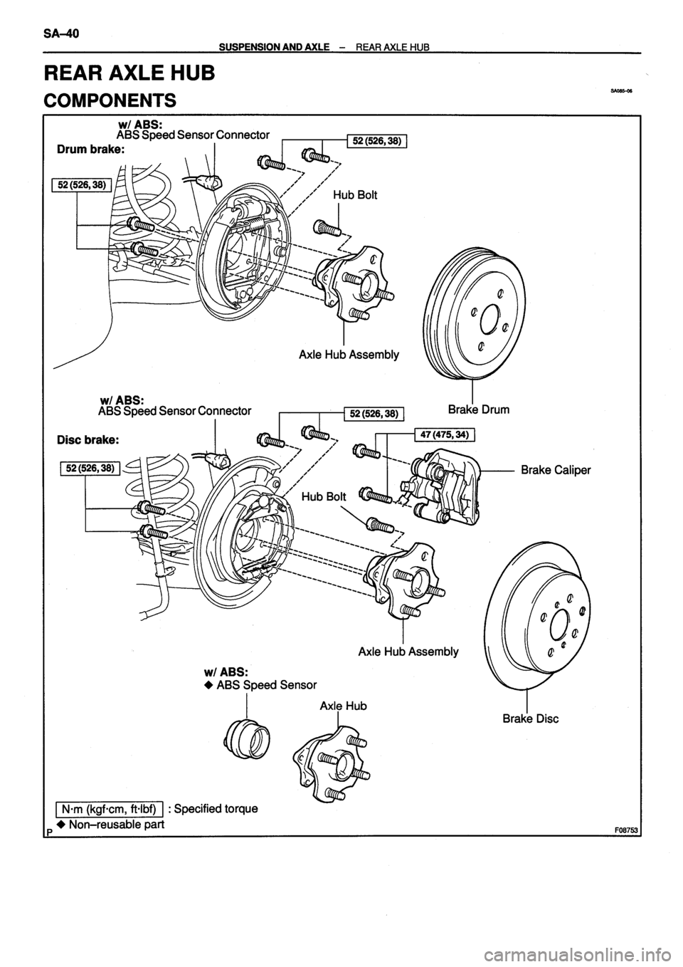 TOYOTA VERSO 1999 Repair Manual TOYOTA VERSO 1999 Repair Manual