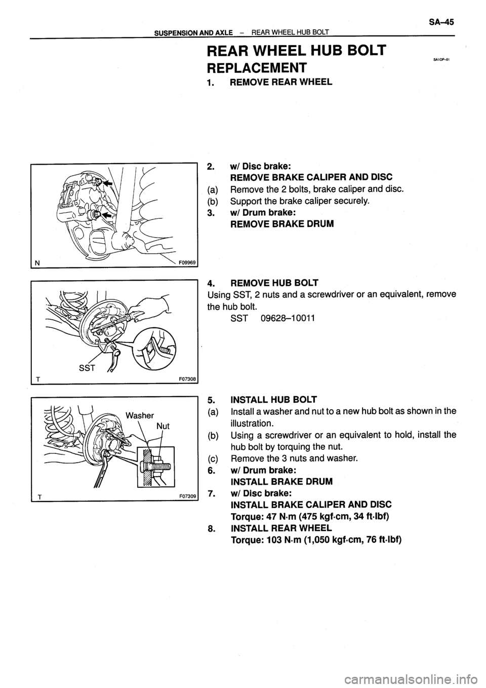 TOYOTA VERSO 1999 Repair Manual TOYOTA VERSO 1999 Repair Manual