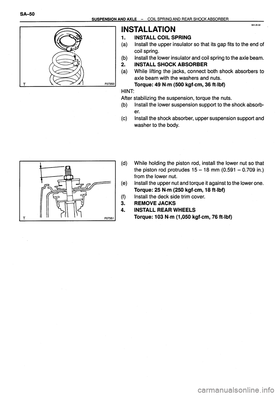 TOYOTA VERSO 1999 Repair Manual TOYOTA VERSO 1999 Repair Manual