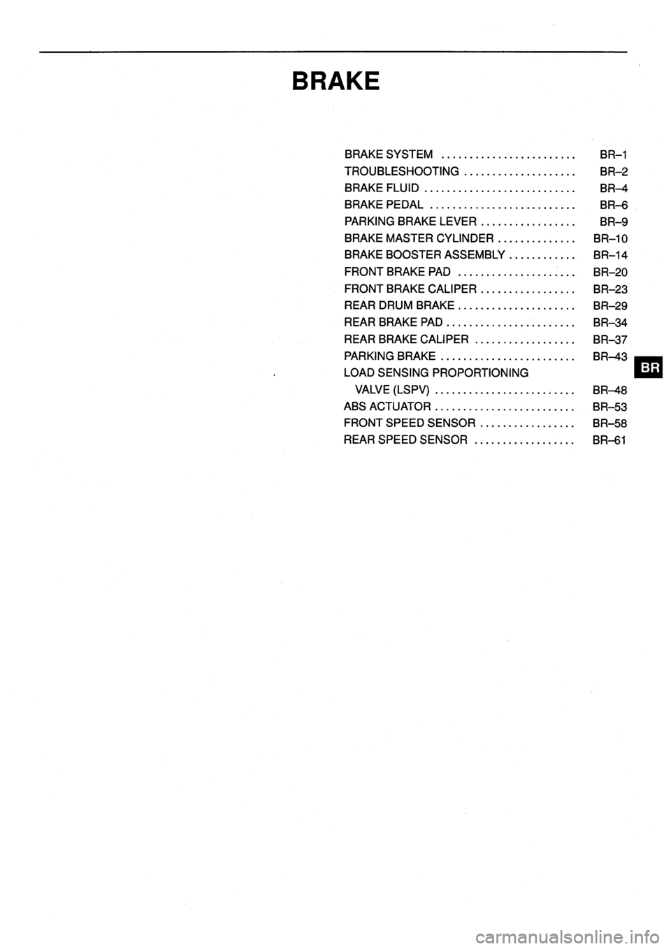 TOYOTA VERSO 1999 Repair Manual TOYOTA VERSO 1999 Repair Manual