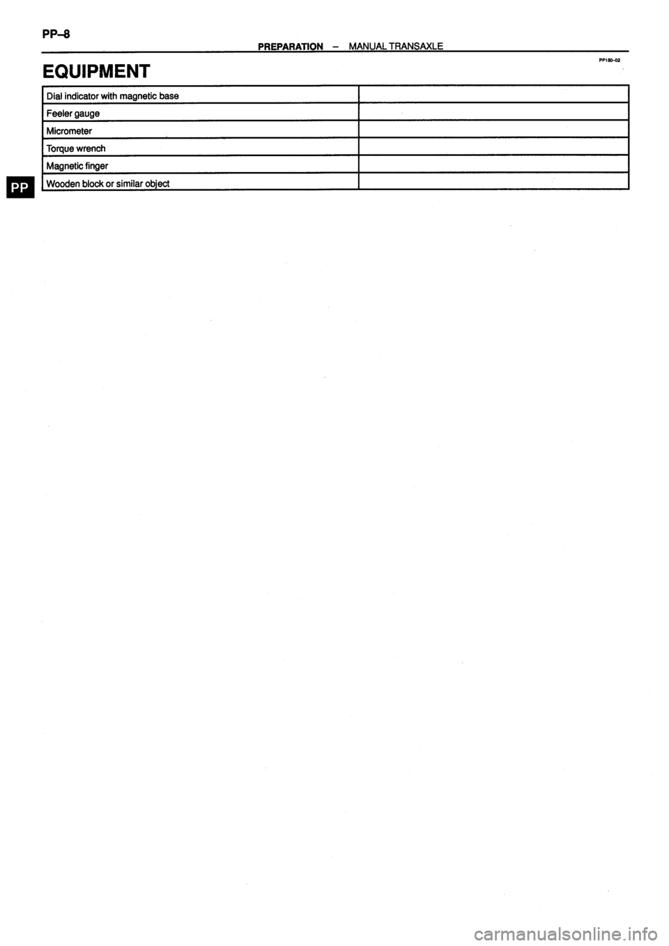 TOYOTA VERSO 1999 Workshop Manual 