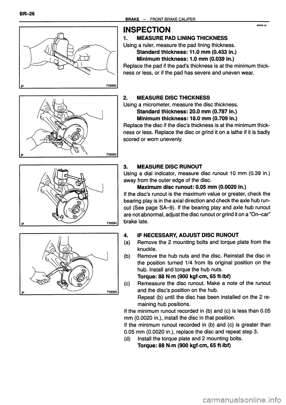 TOYOTA VERSO 1999 Repair Manual TOYOTA VERSO 1999 Repair Manual