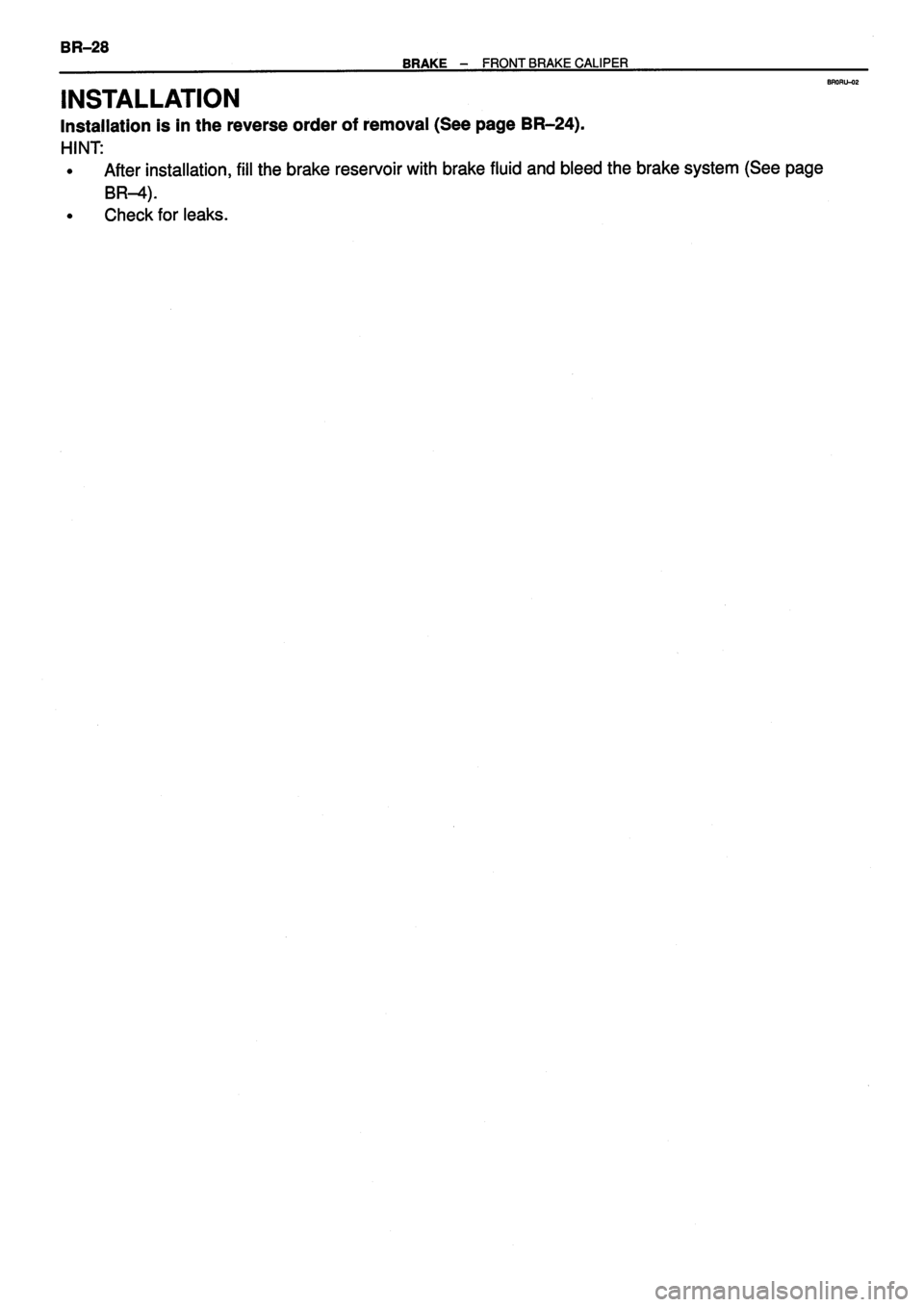 TOYOTA VERSO 1999 Repair Manual TOYOTA VERSO 1999 Repair Manual