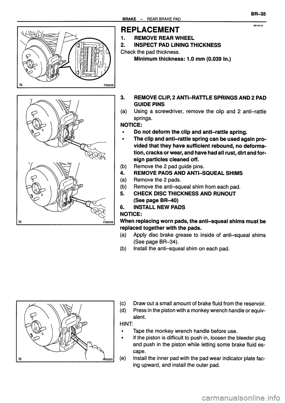 TOYOTA VERSO 1999 Repair Manual TOYOTA VERSO 1999 Repair Manual