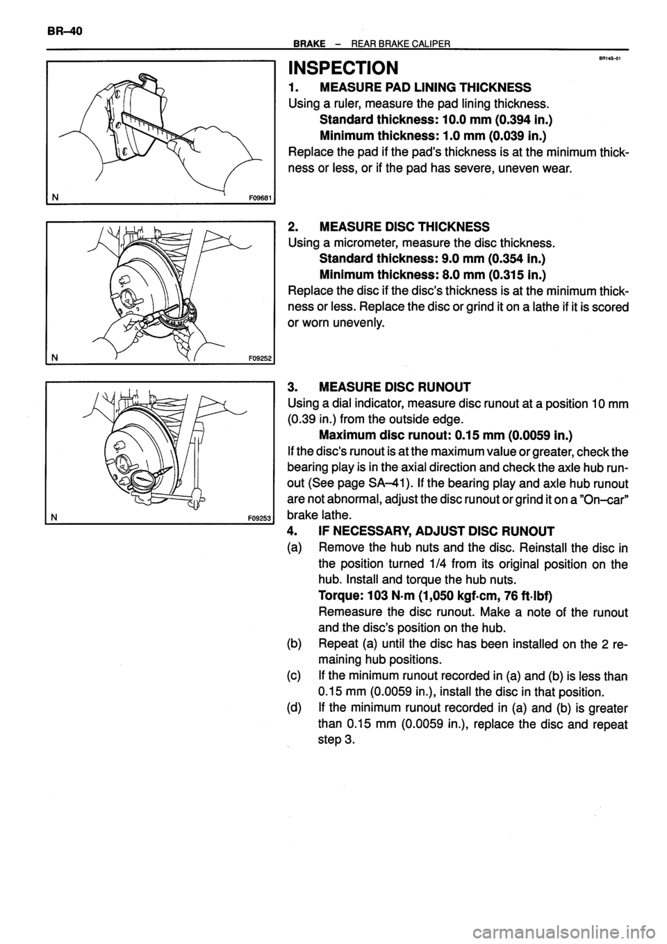 TOYOTA VERSO 1999 Repair Manual TOYOTA VERSO 1999 Repair Manual