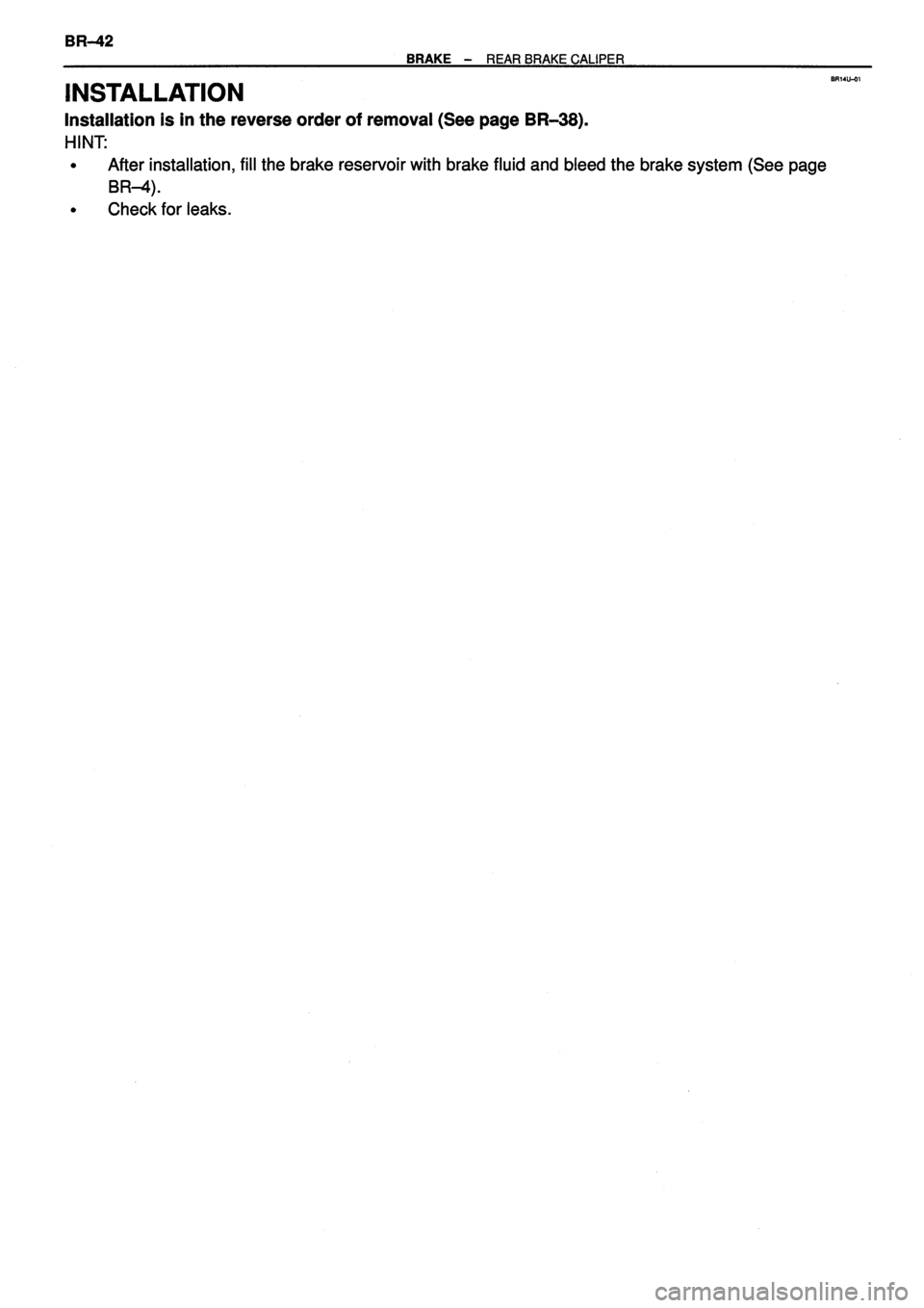 TOYOTA VERSO 1999 Repair Manual TOYOTA VERSO 1999 Repair Manual