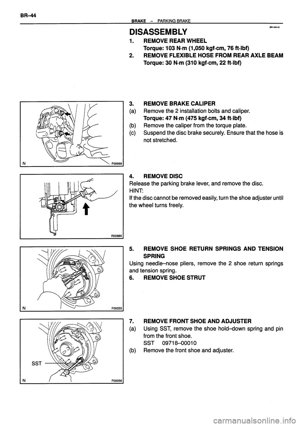 TOYOTA VERSO 1999 Repair Manual TOYOTA VERSO 1999 Repair Manual