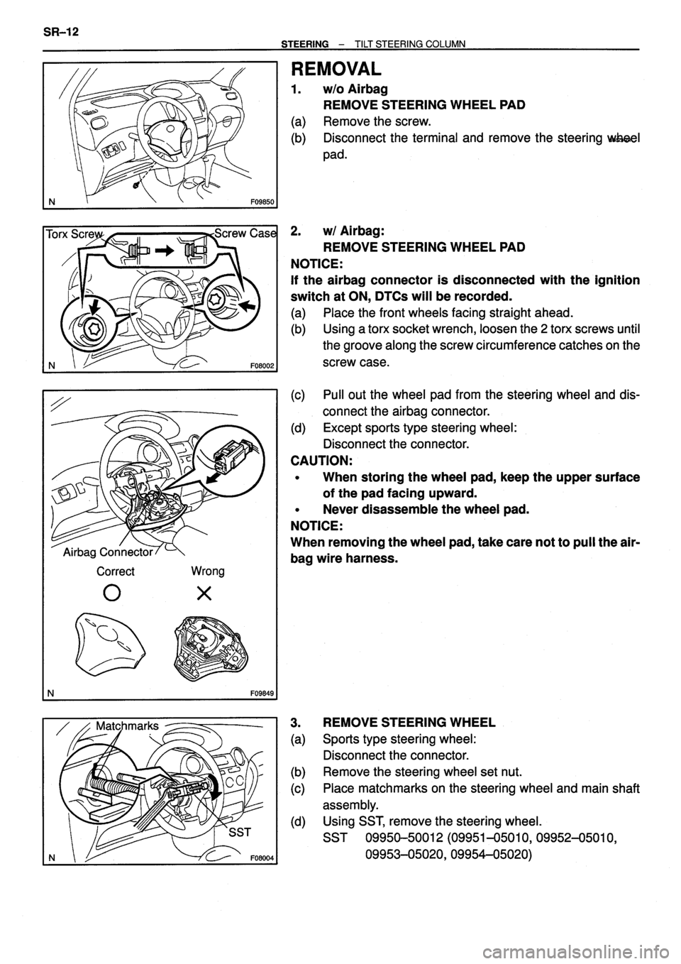 TOYOTA VERSO 1999 Repair Manual TOYOTA VERSO 1999 Repair Manual