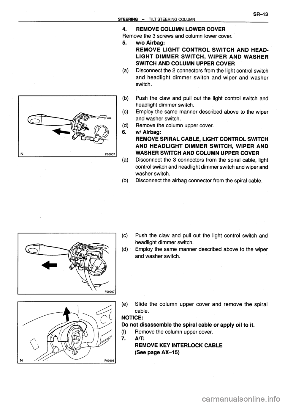 TOYOTA VERSO 1999 Repair Manual TOYOTA VERSO 1999 Repair Manual