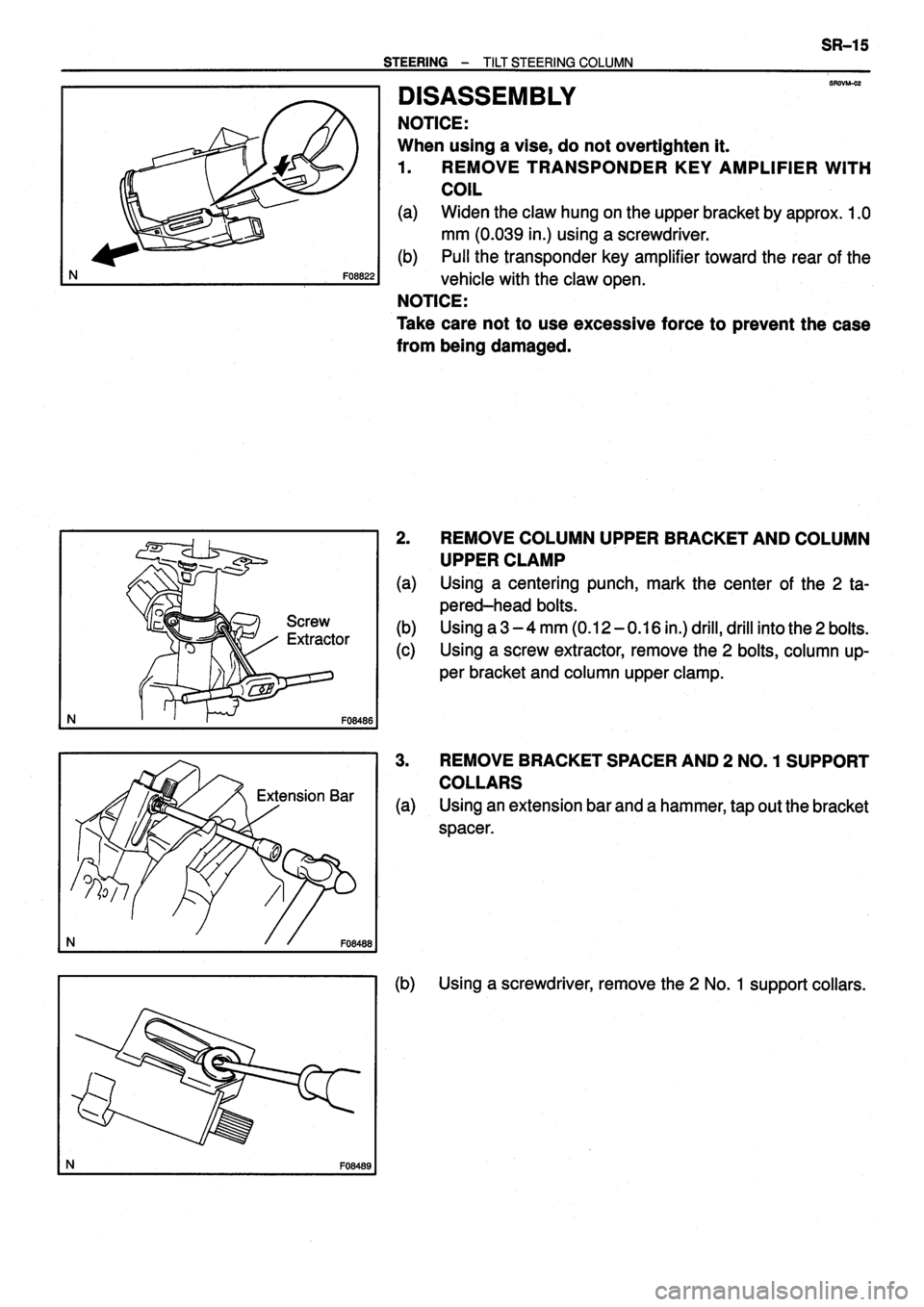 TOYOTA VERSO 1999 Repair Manual TOYOTA VERSO 1999 Repair Manual