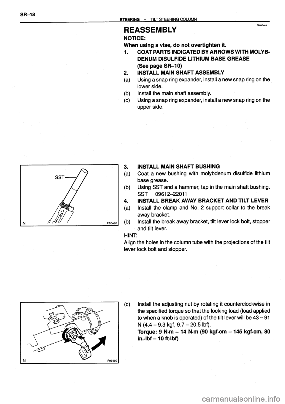 TOYOTA VERSO 1999 Repair Manual TOYOTA VERSO 1999 Repair Manual