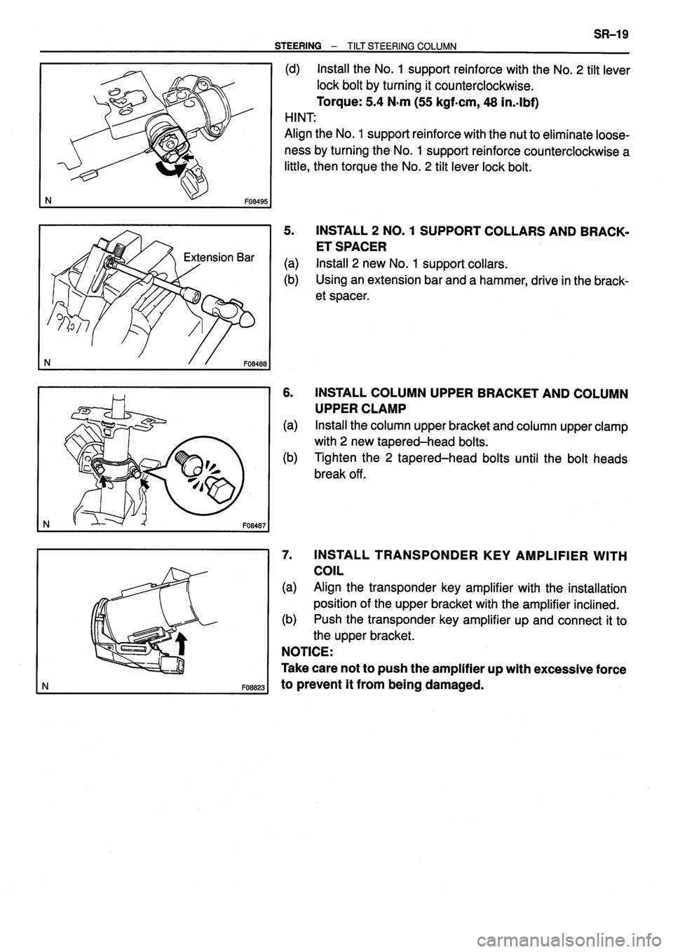 TOYOTA VERSO 1999 Repair Manual TOYOTA VERSO 1999 Repair Manual