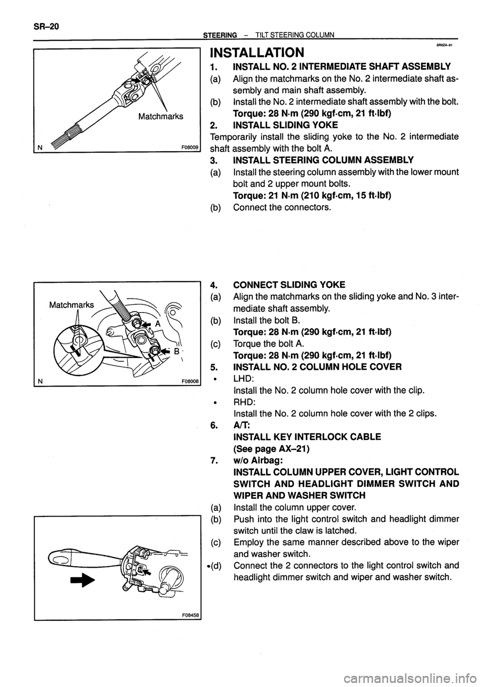 TOYOTA VERSO 1999 Repair Manual TOYOTA VERSO 1999 Repair Manual