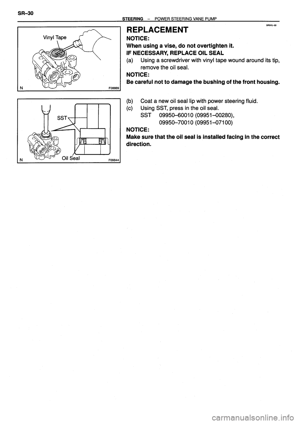 TOYOTA VERSO 1999 Repair Manual TOYOTA VERSO 1999 Repair Manual