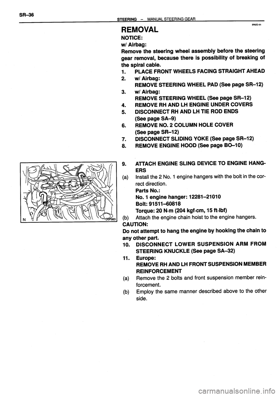 TOYOTA VERSO 1999 Repair Manual TOYOTA VERSO 1999 Repair Manual