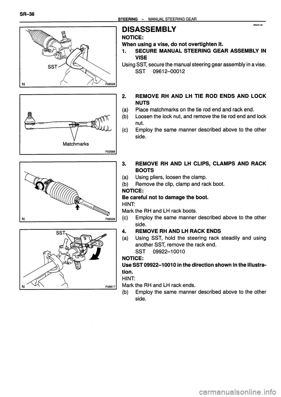 TOYOTA VERSO 1999 Repair Manual TOYOTA VERSO 1999 Repair Manual