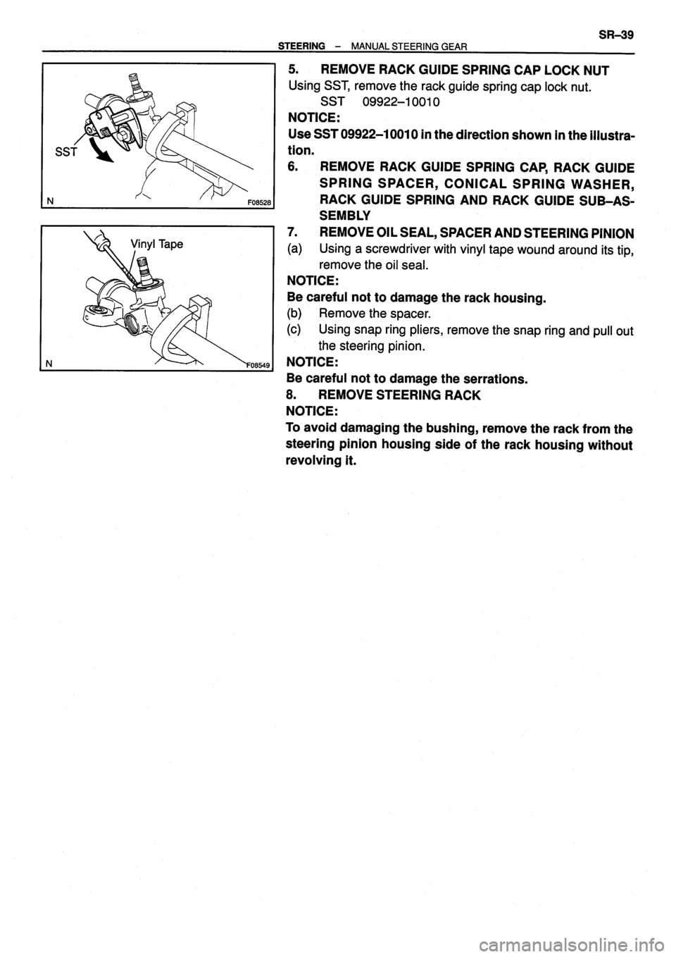 TOYOTA VERSO 1999 Repair Manual TOYOTA VERSO 1999 Repair Manual