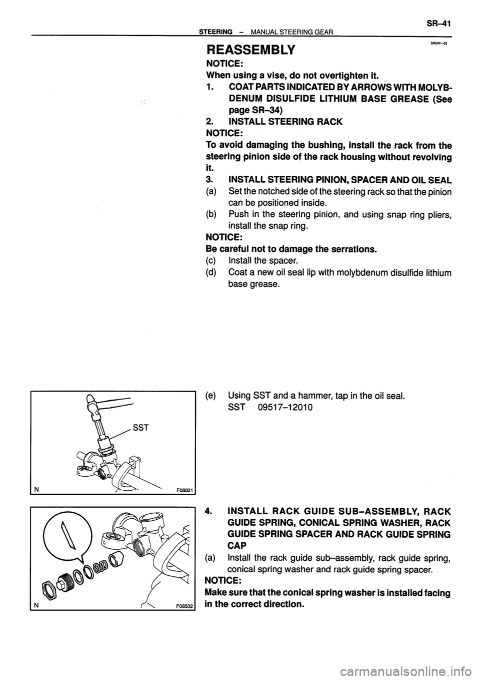 TOYOTA VERSO 1999 Repair Manual TOYOTA VERSO 1999 Repair Manual