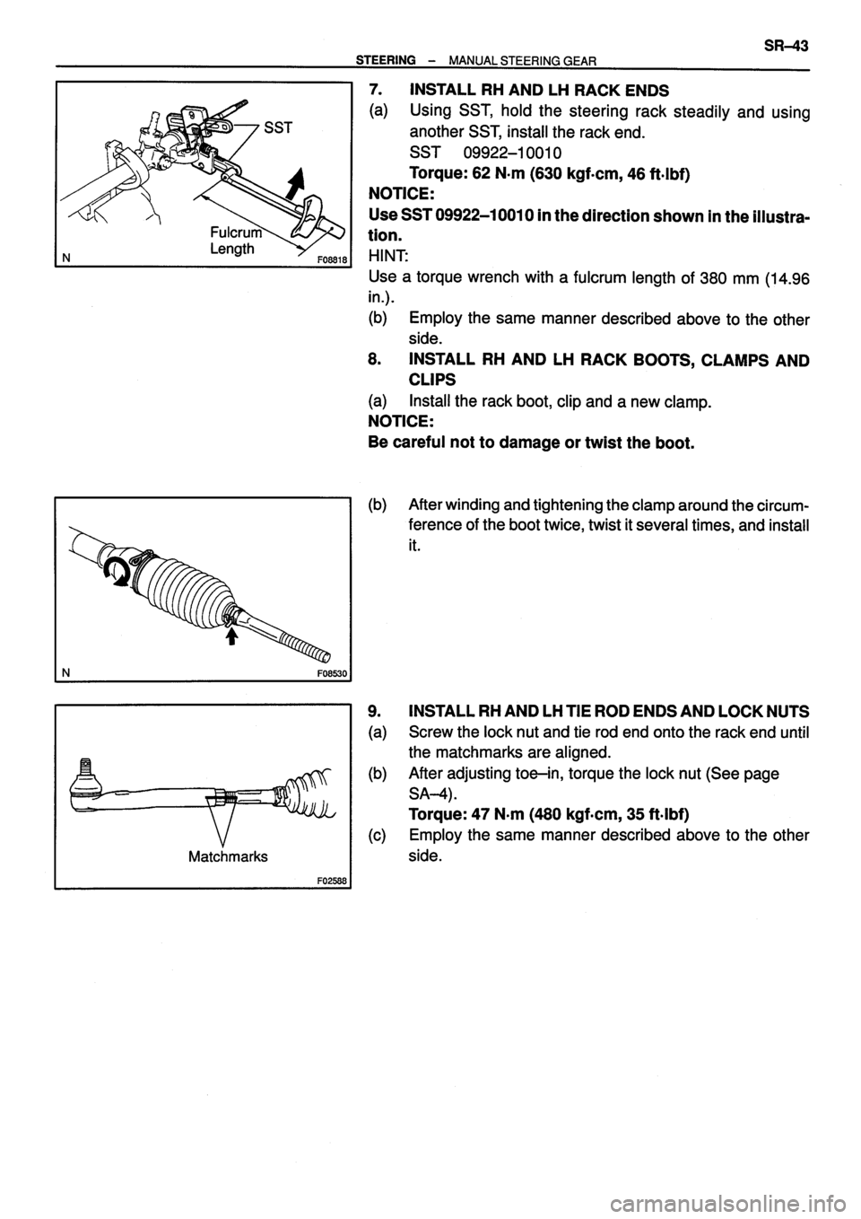 TOYOTA VERSO 1999 Repair Manual TOYOTA VERSO 1999 Repair Manual