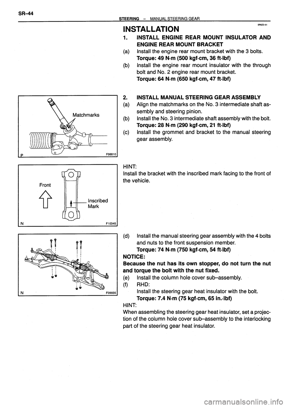 TOYOTA VERSO 1999 Repair Manual TOYOTA VERSO 1999 Repair Manual