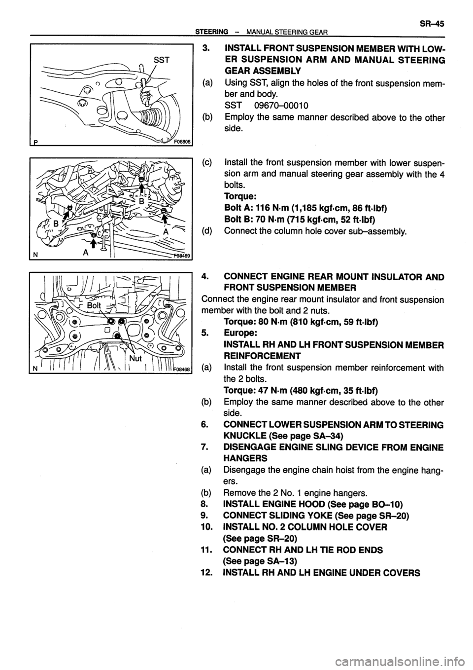 TOYOTA VERSO 1999 Repair Manual TOYOTA VERSO 1999 Repair Manual