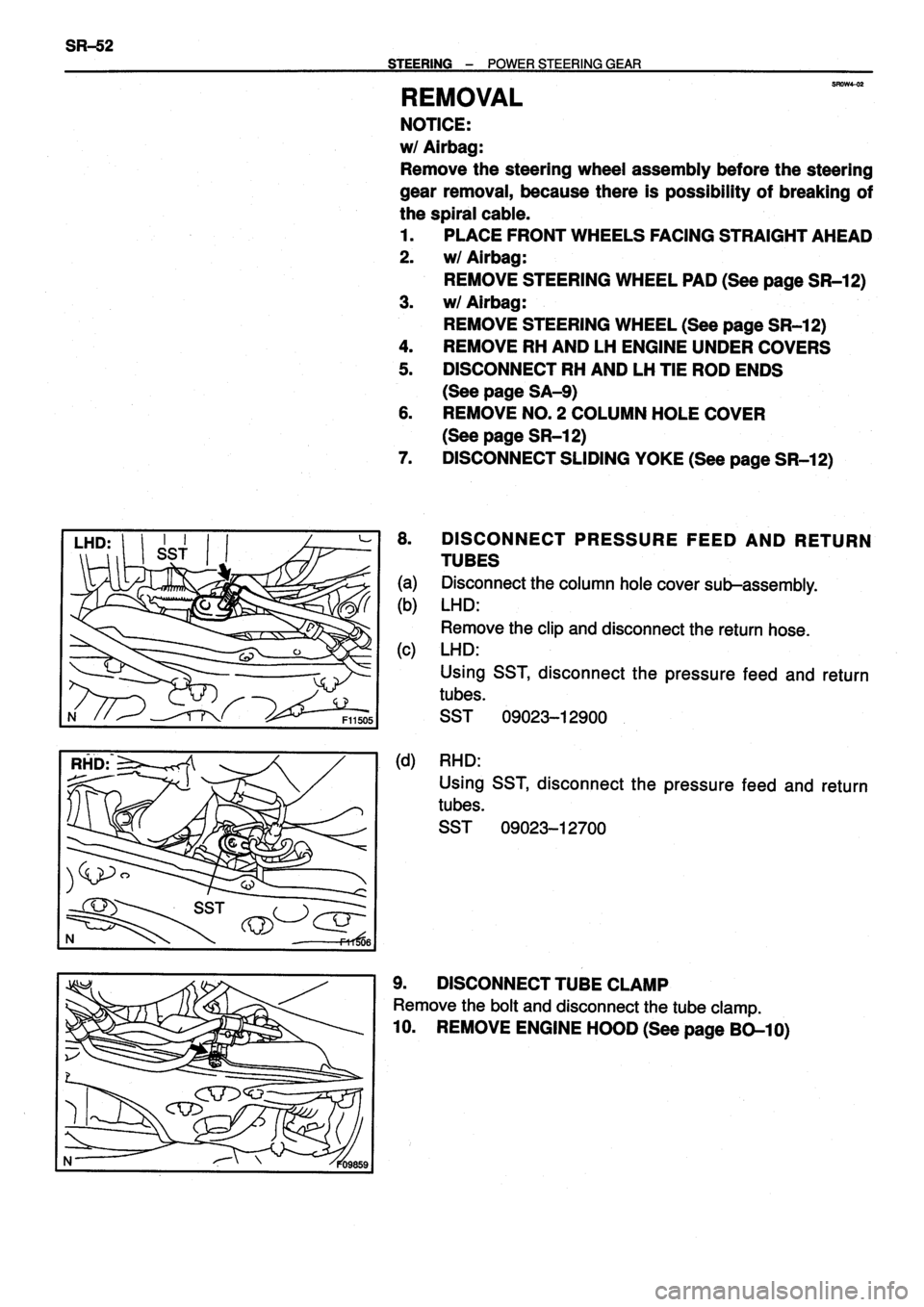 TOYOTA VERSO 1999 Repair Manual TOYOTA VERSO 1999 Repair Manual