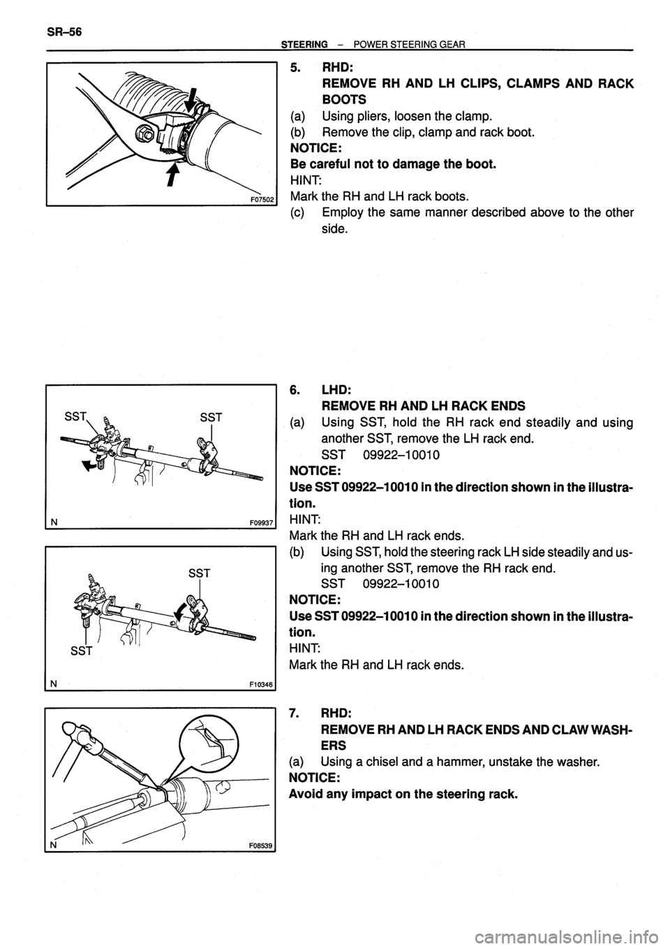 TOYOTA VERSO 1999 Repair Manual TOYOTA VERSO 1999 Repair Manual