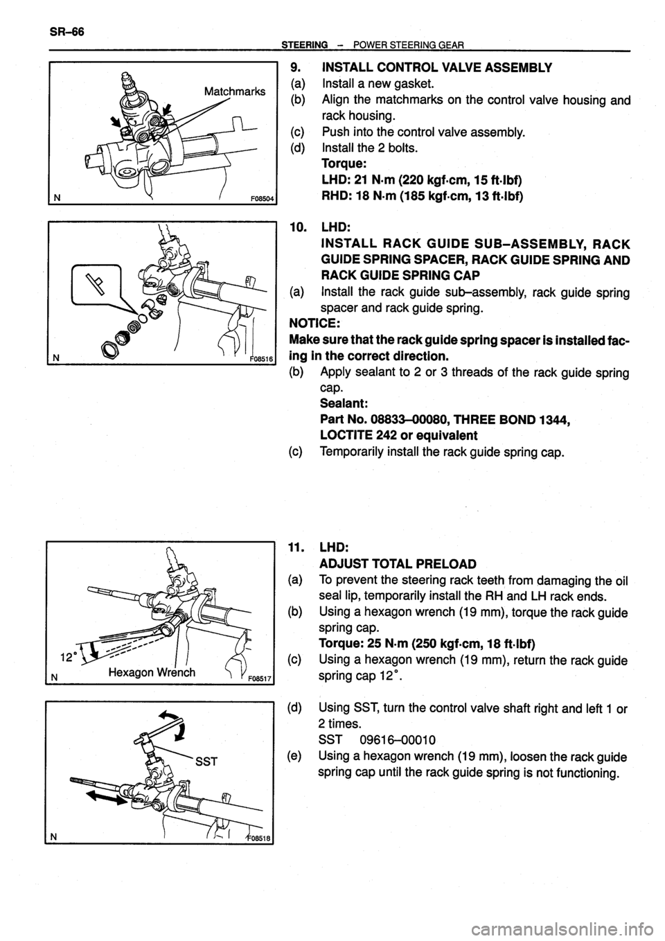 TOYOTA VERSO 1999 Repair Manual TOYOTA VERSO 1999 Repair Manual