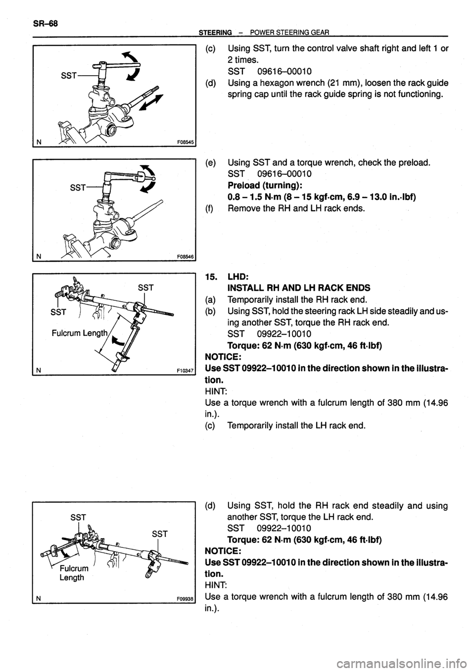 TOYOTA VERSO 1999 Repair Manual TOYOTA VERSO 1999 Repair Manual