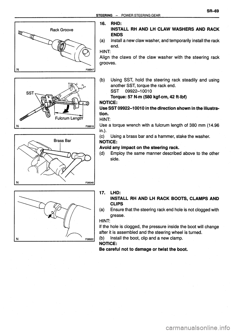 TOYOTA VERSO 1999 Repair Manual TOYOTA VERSO 1999 Repair Manual