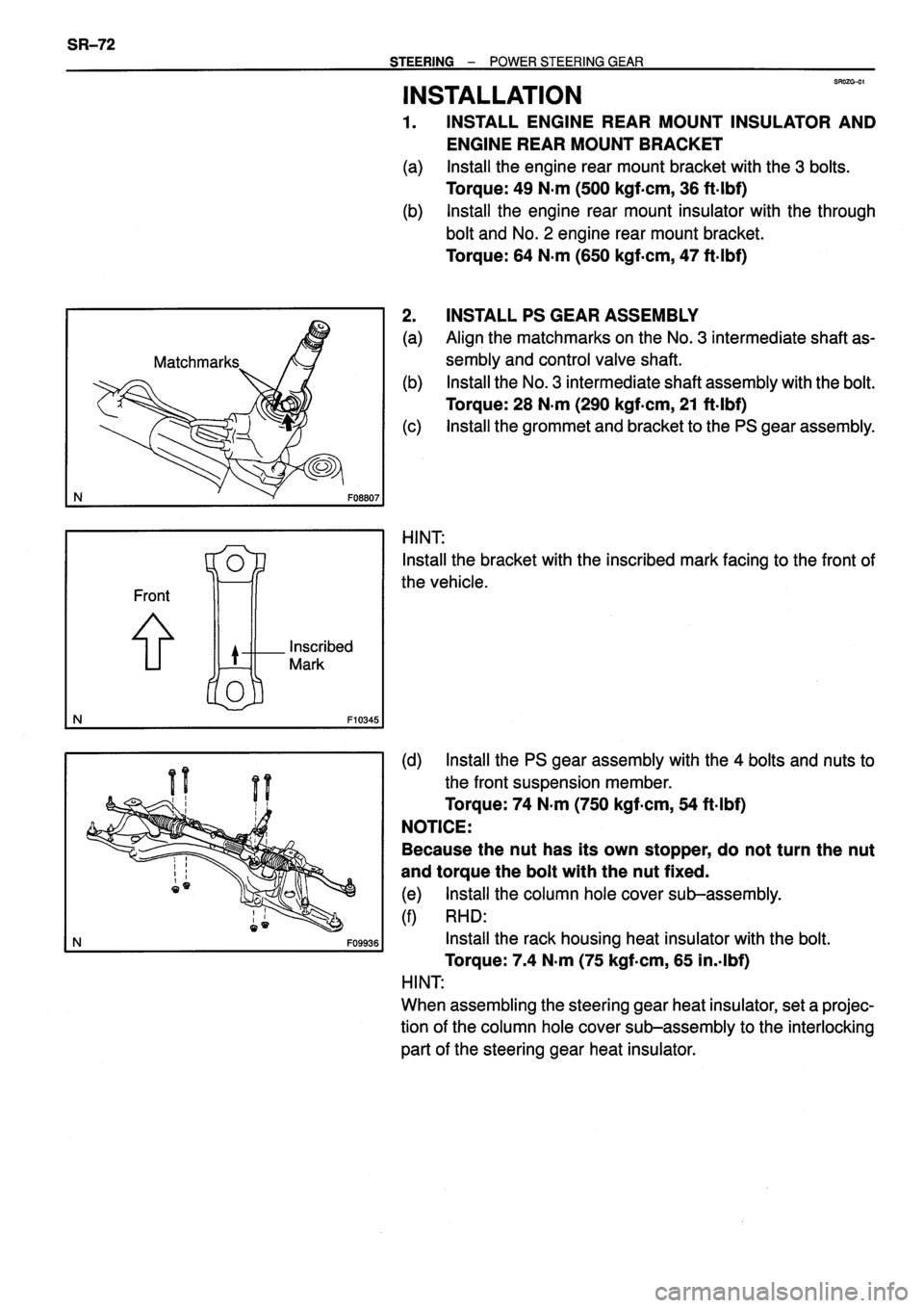 TOYOTA VERSO 1999 Repair Manual TOYOTA VERSO 1999 Repair Manual