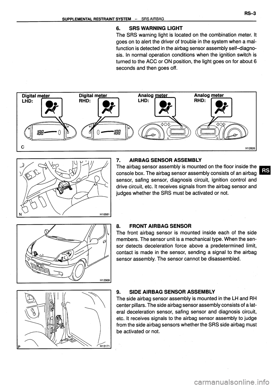 TOYOTA VERSO 1999 Repair Manual TOYOTA VERSO 1999 Repair Manual