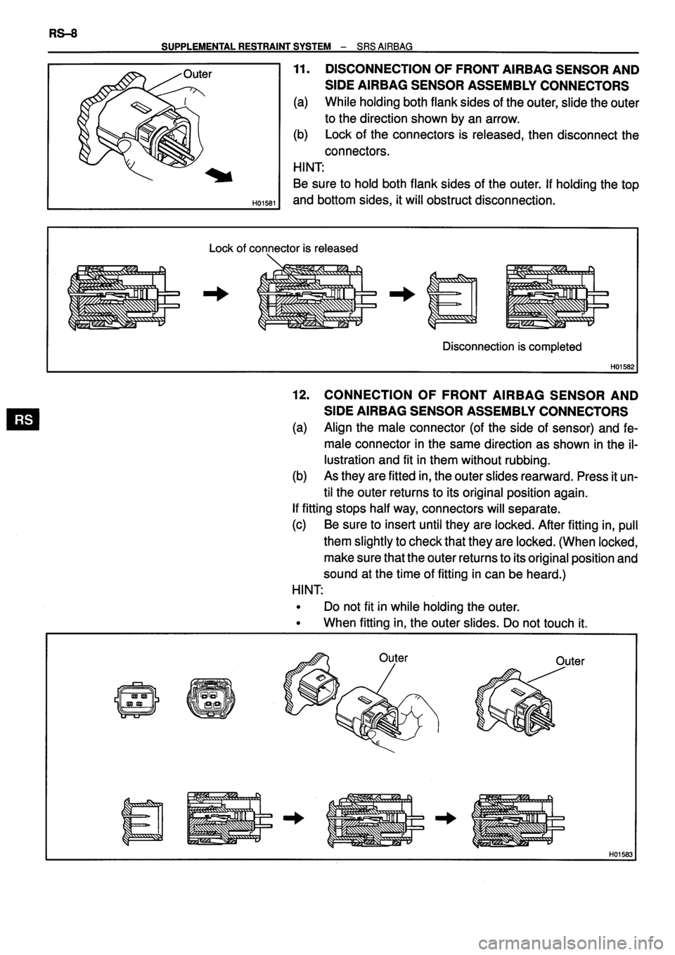 TOYOTA VERSO 1999 Repair Manual TOYOTA VERSO 1999 Repair Manual