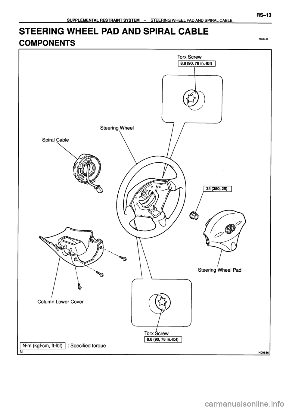 TOYOTA VERSO 1999 Repair Manual TOYOTA VERSO 1999 Repair Manual