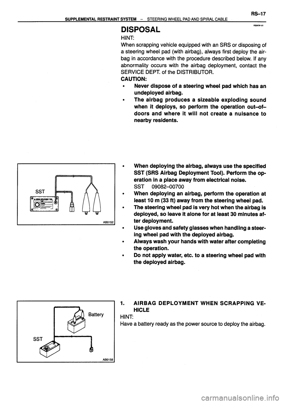 TOYOTA VERSO 1999 Repair Manual TOYOTA VERSO 1999 Repair Manual