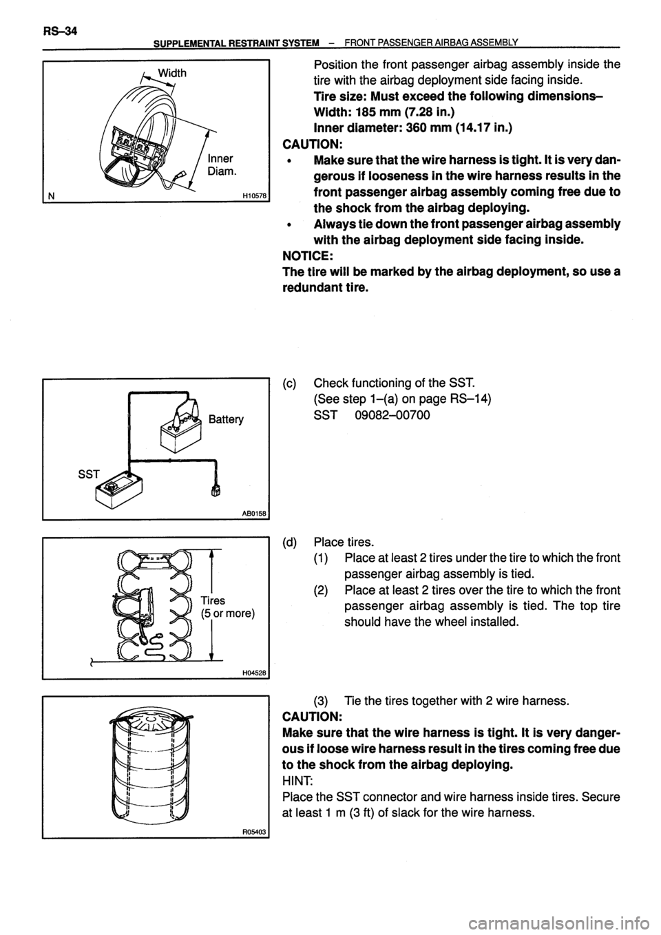 TOYOTA VERSO 1999 Repair Manual TOYOTA VERSO 1999 Repair Manual